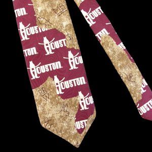 Vintage Richmount Houston Rodeo and Livestock Limited Edition Tie RARE EUC